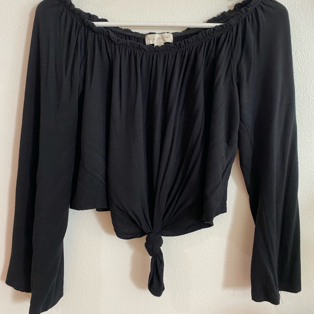 Off the shoulder top